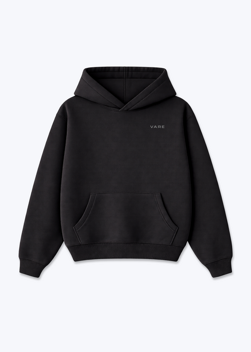 Oversized Hoodie - Black Front (Designed)