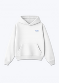 VARE Oversized Hoodie V2 - Signature Backprint - White Front (Designed)