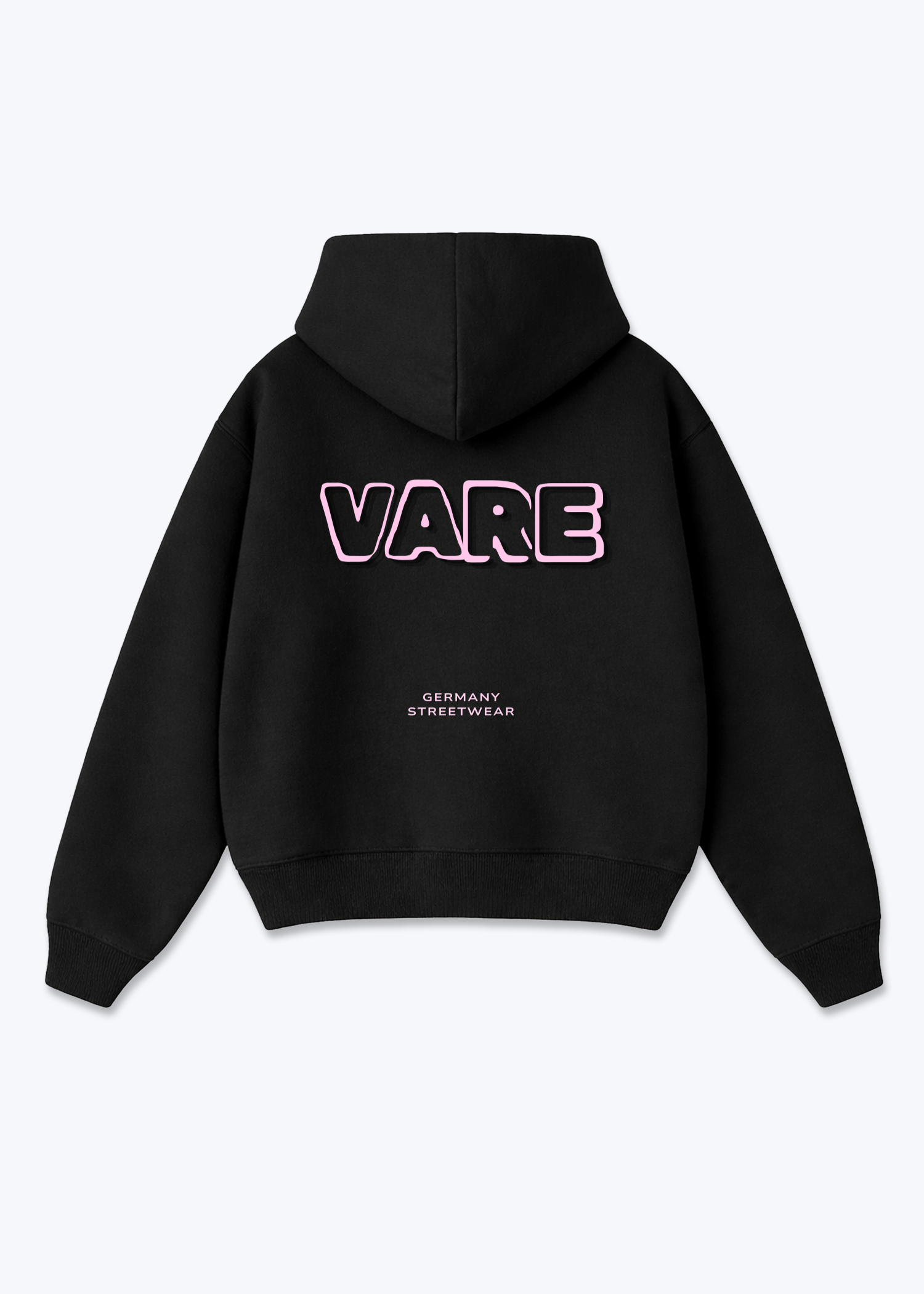 Zip Hoodie - Black Back (Designed)