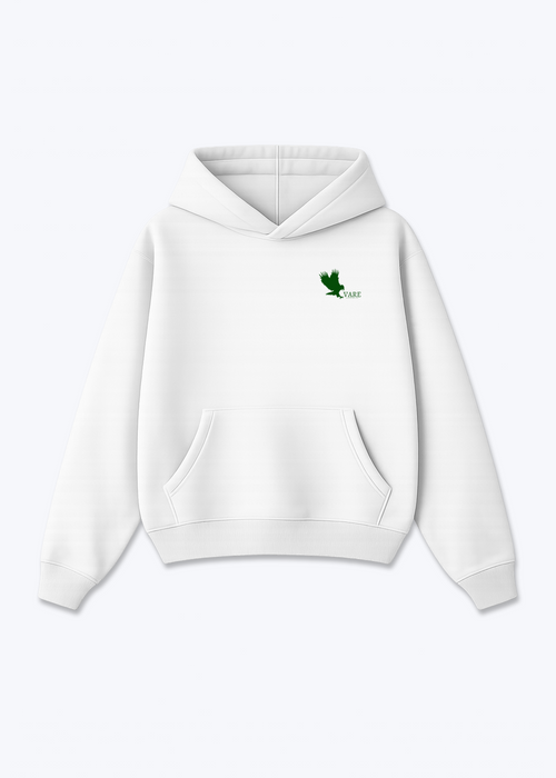 Oversized Hoodie - White Front (Designed)