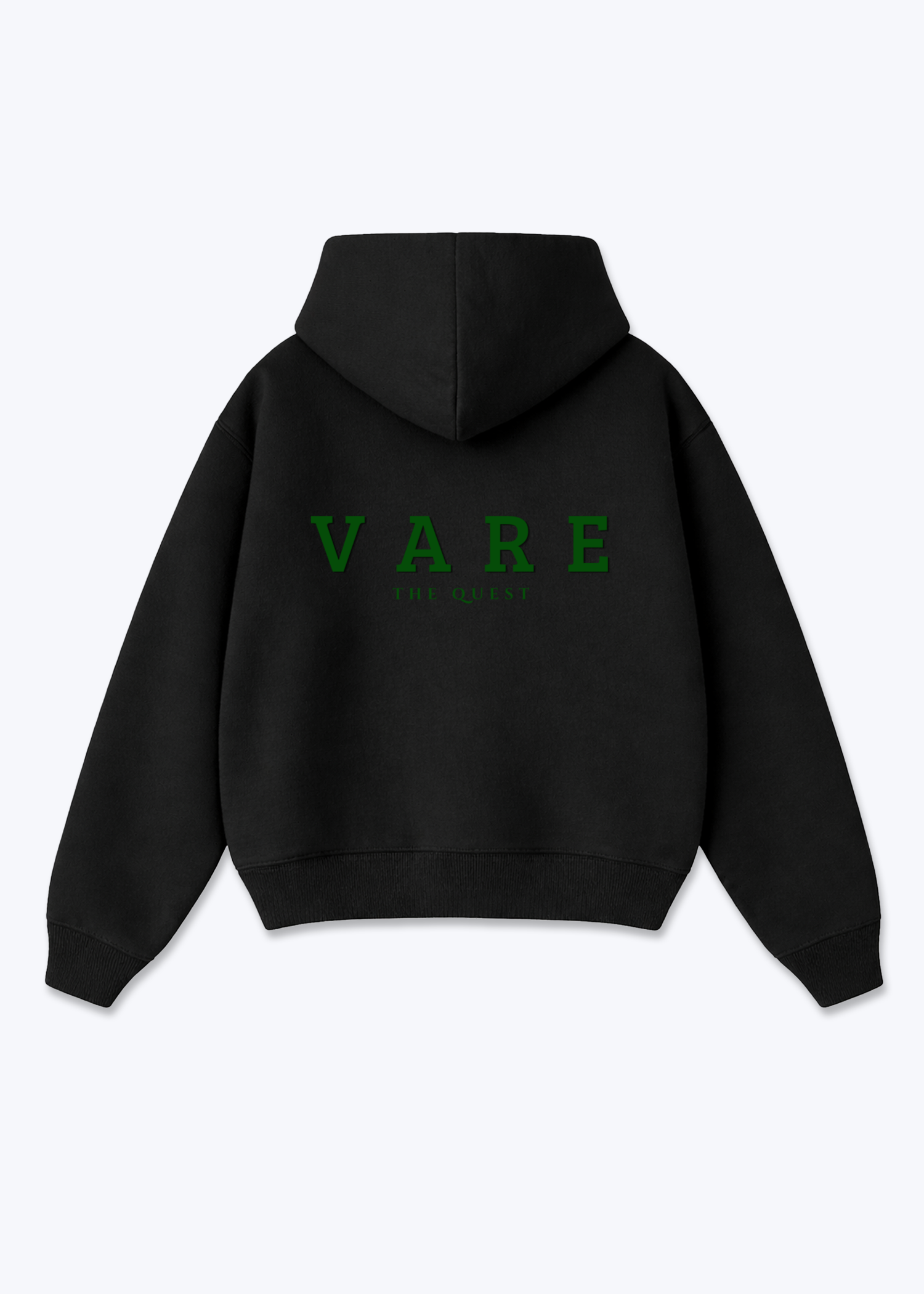 VARE The Quest Zip Hoodie - Signature Backprint - Black Back (Designed)