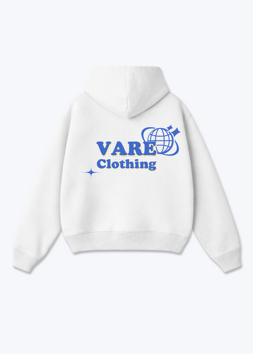 VARE Oversized Hoodie V2 - Signature Backprint - White Back (Designed)