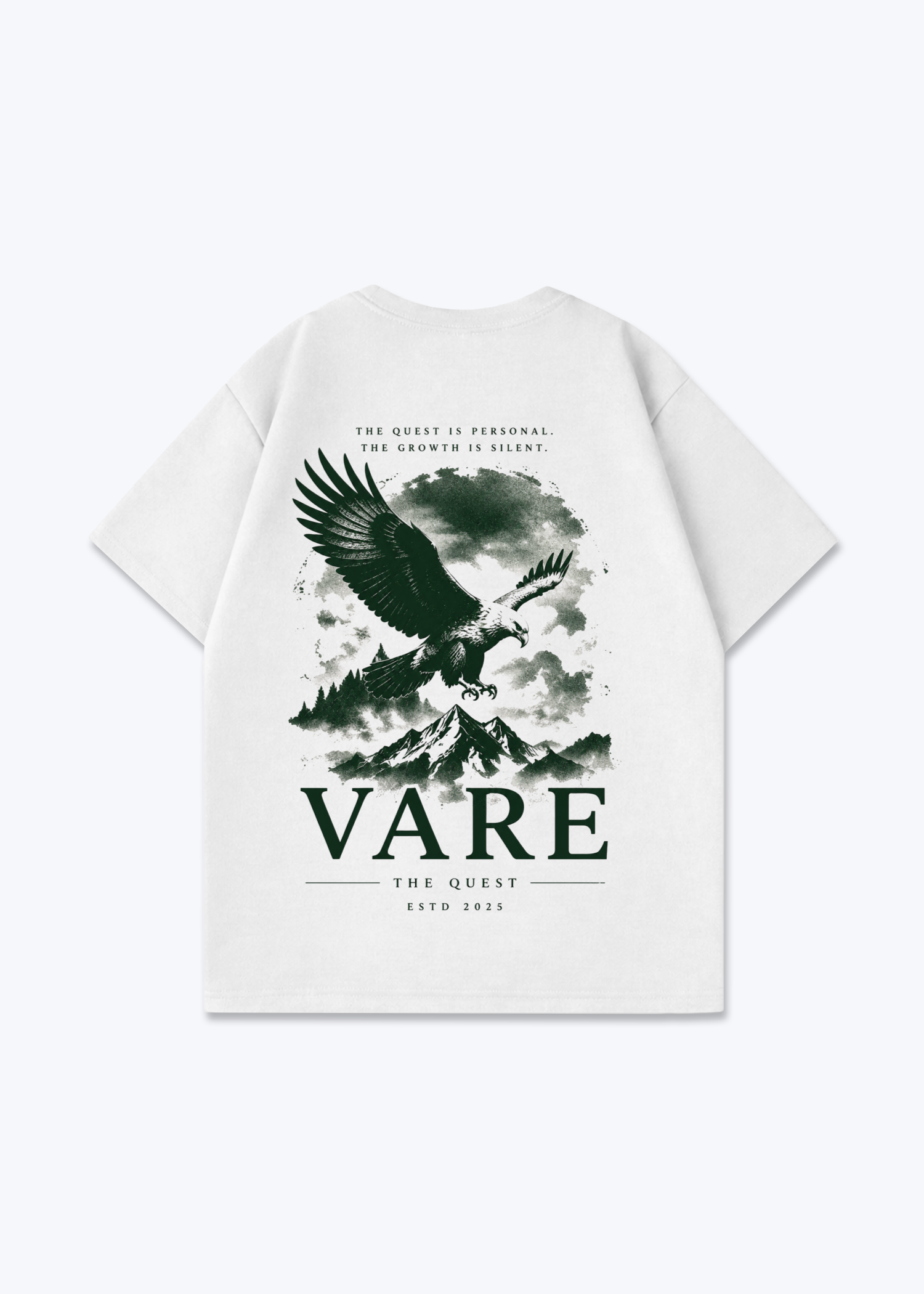 VARE Quest Graphic Tee - White Back (Designed)