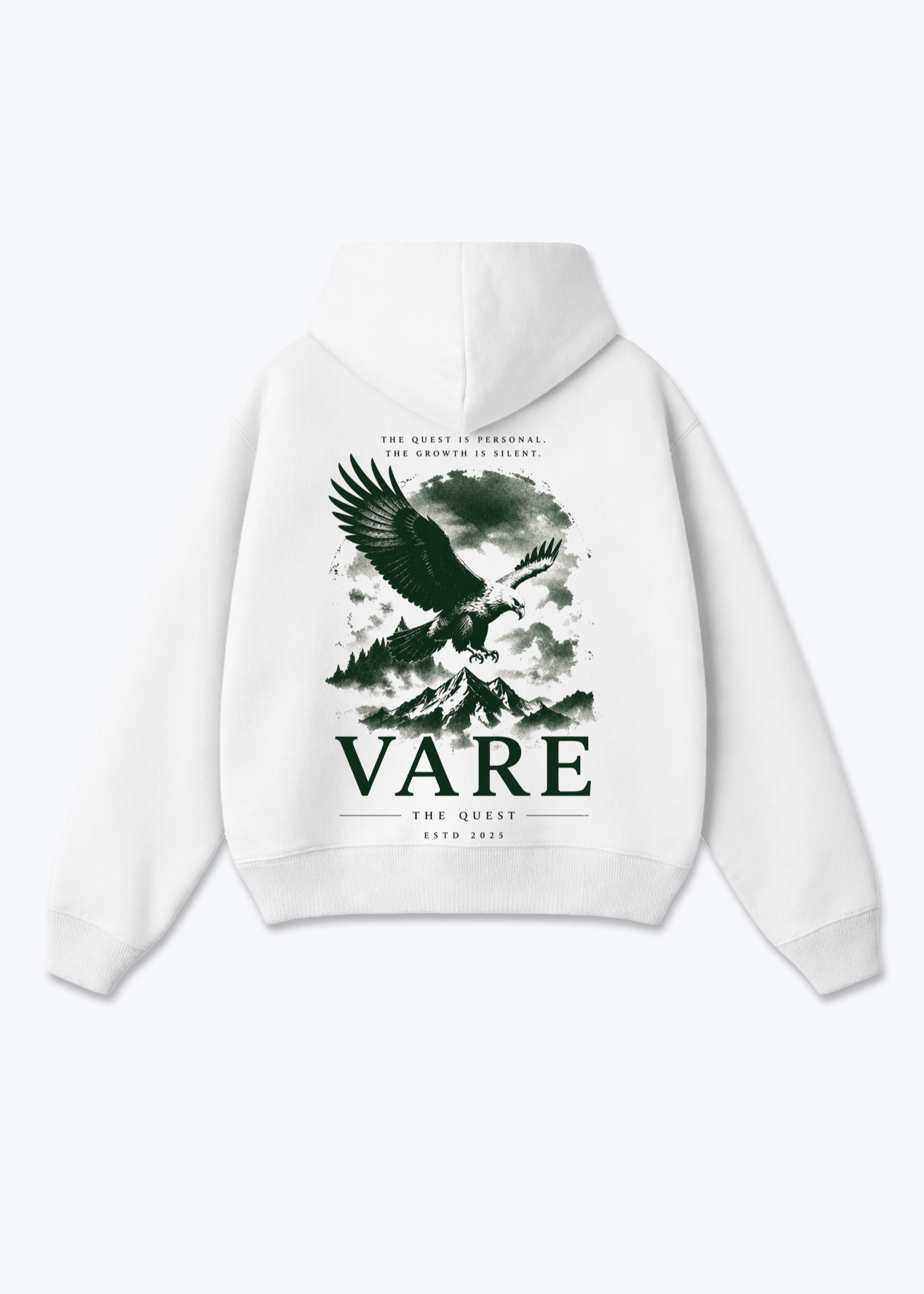 VARE Quest Graphic Hoodie - White Back (Designed)