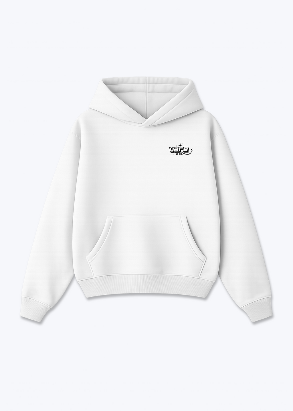 VARE Balance Graphic Hoodie  - White Front (Designed)