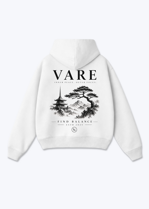 VARE Balance Graphic Hoodie  - White Back (Designed)