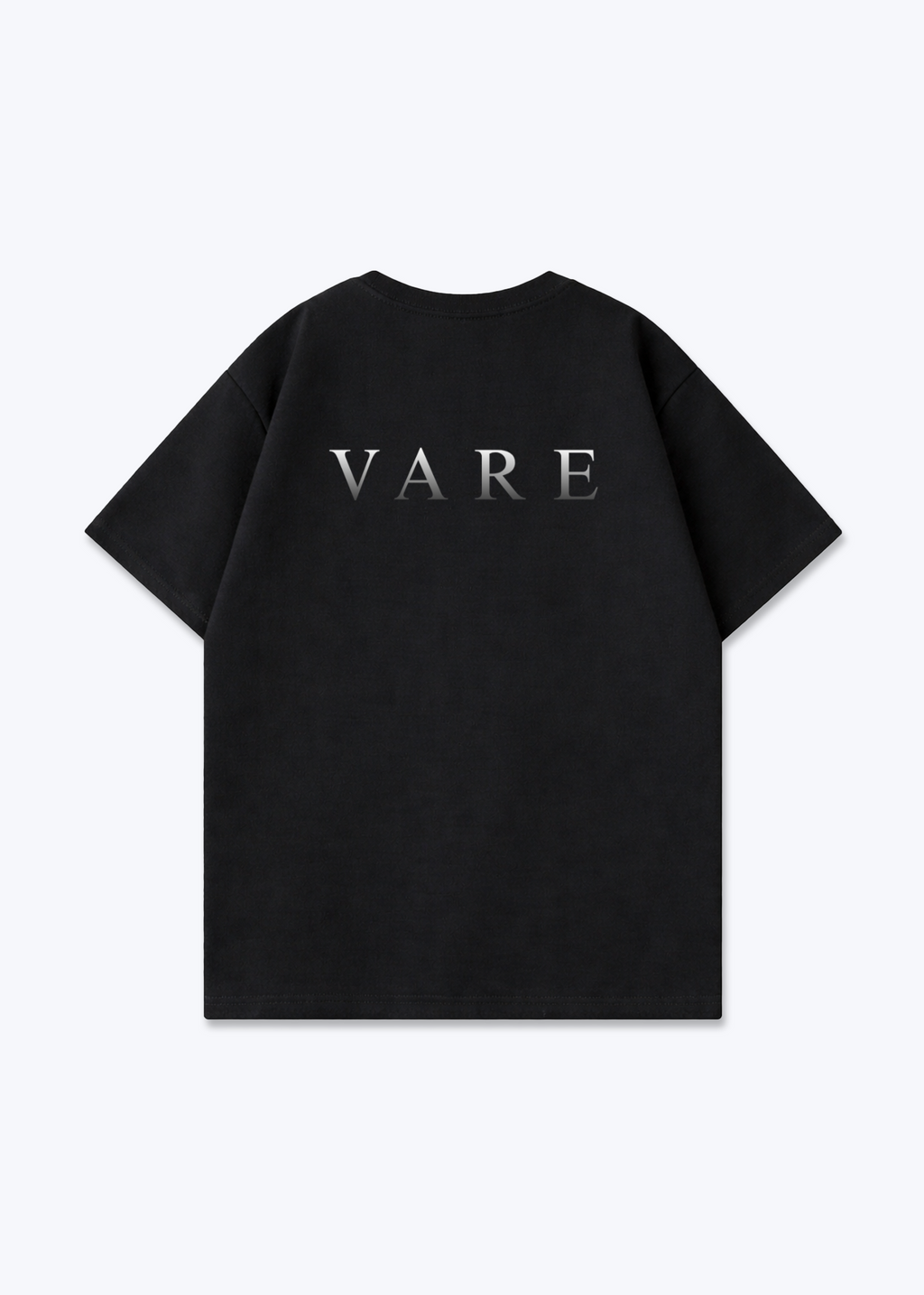 VARE Clean Graphic tee - Signature Backprint - Black Back (Designed)