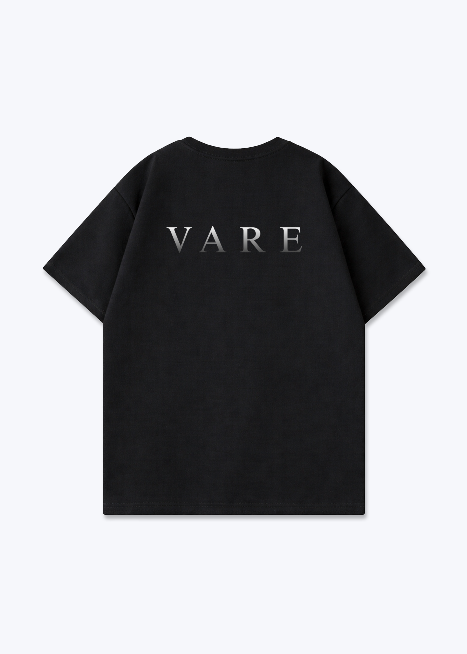 VARE Clean Graphic tee - Signature Backprint - Black Back (Designed)
