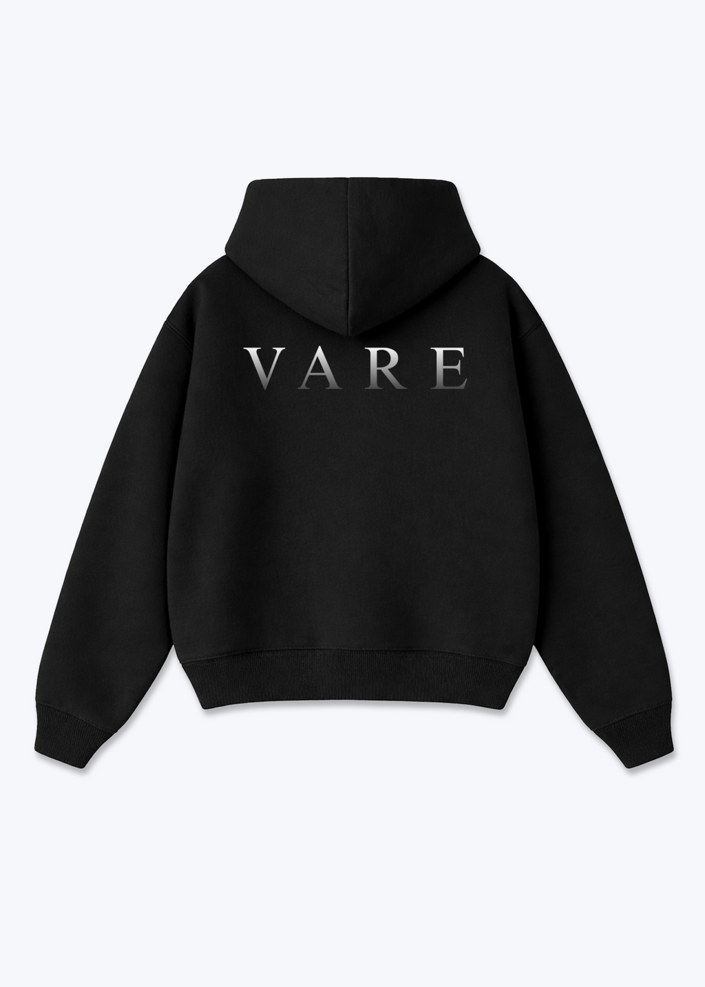 VARE Clean Graphic Hoodie - Signature backprint - Black Back (Designed)
