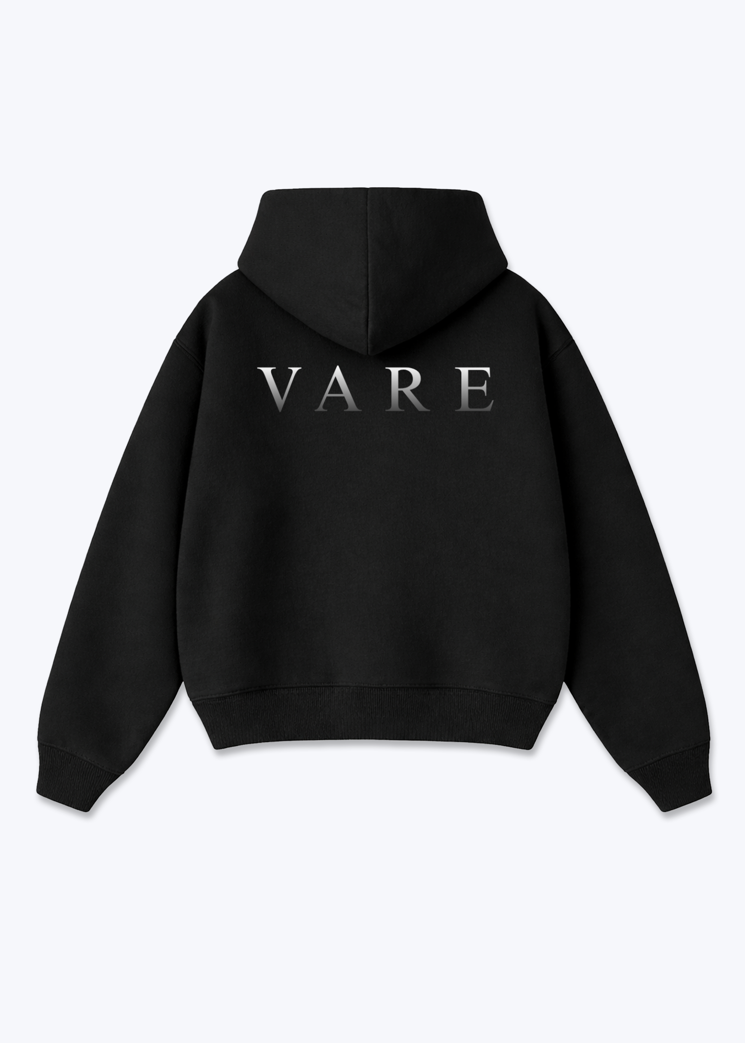 VARE Clean Graphic Hoodie - Signature backprint - Black Back (Designed)