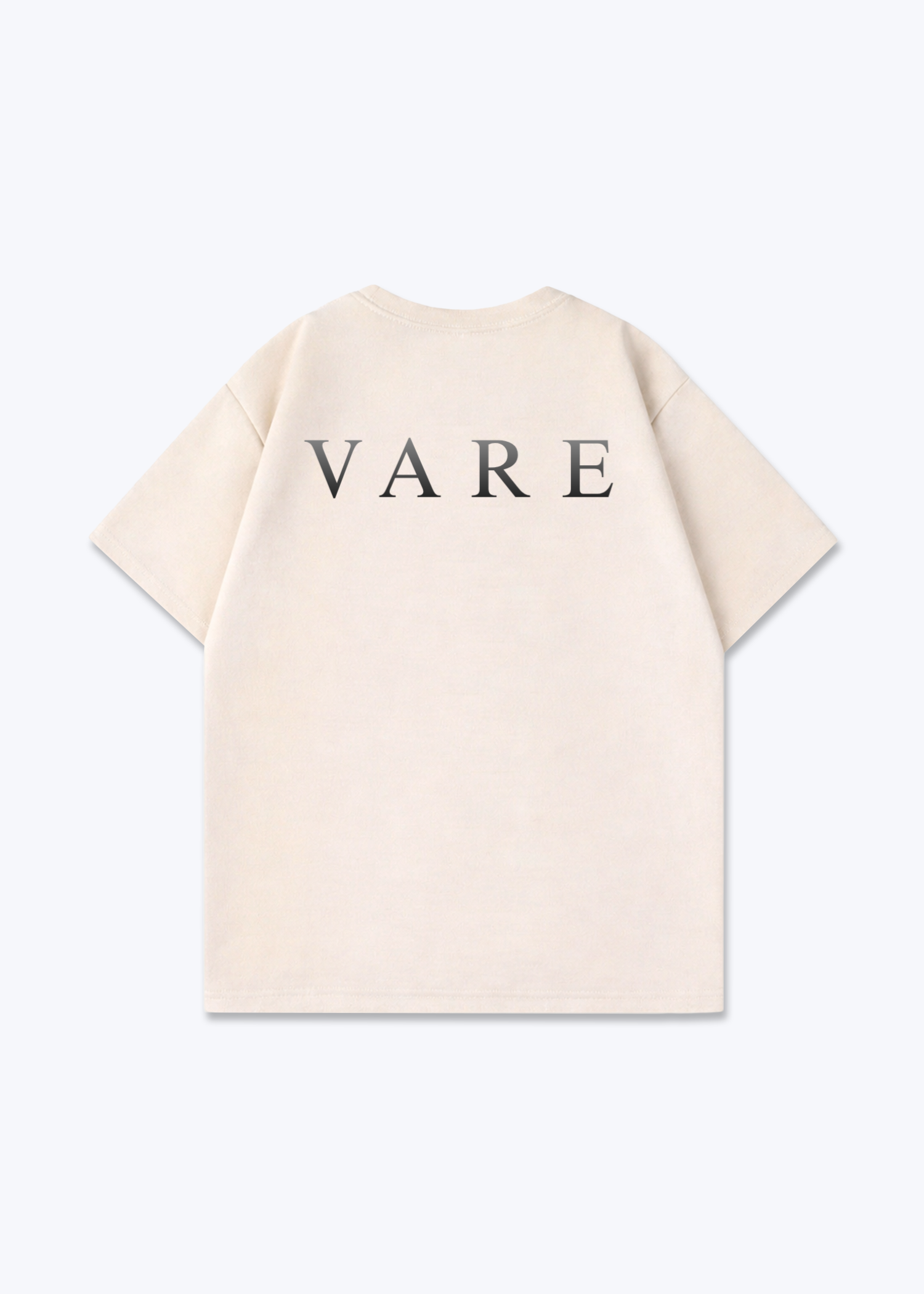 VARE Clean Graphic tee - Beige Back (Designed)
