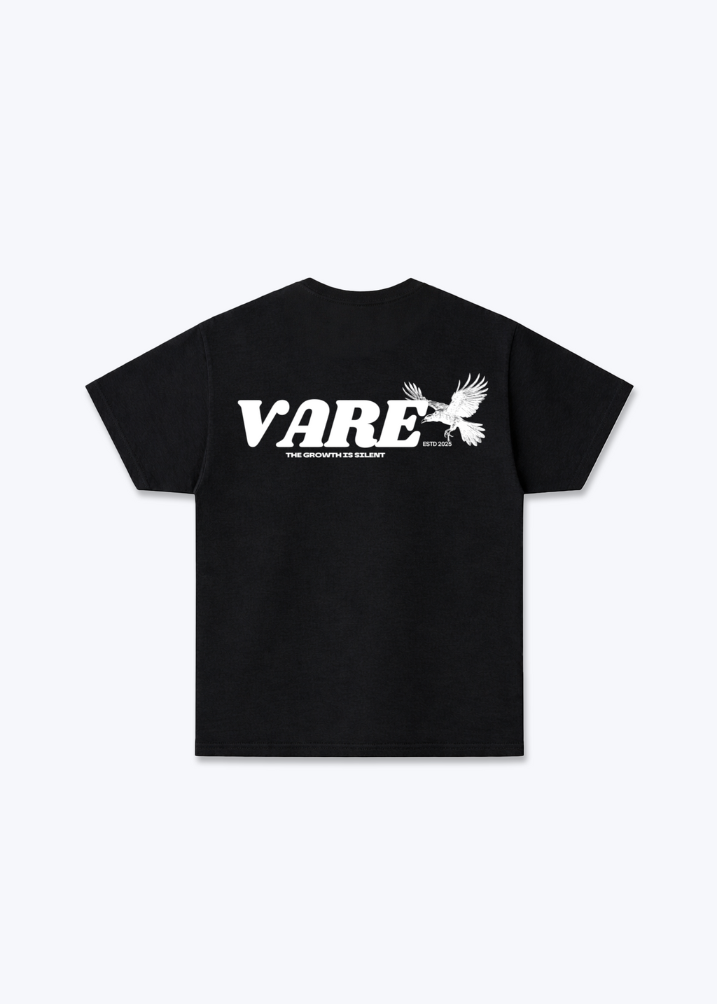 VARE GROWTH IS SILENT Regular Shirt - Black Back (Designed)